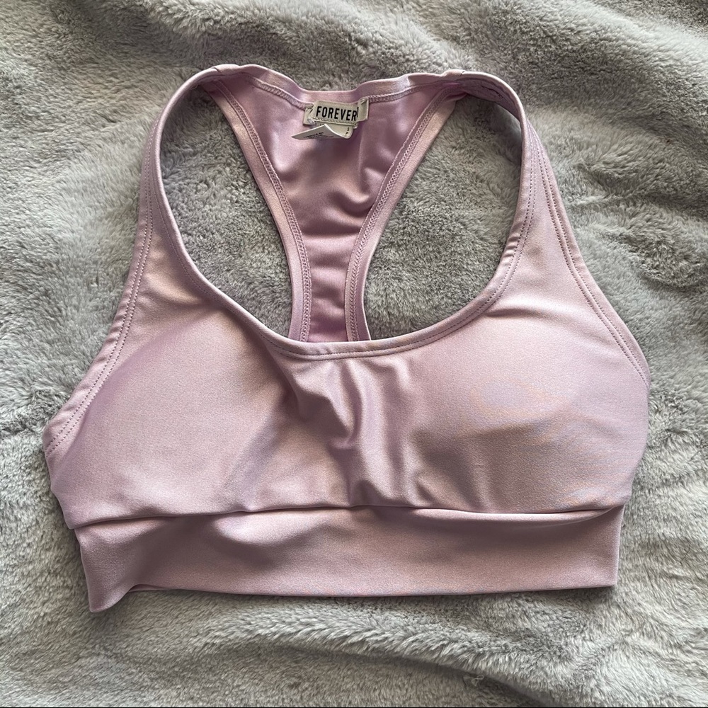 Lavender Sports Bra